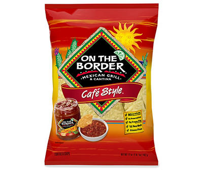 Cafe Style Tortilla Chips, 17 Oz.