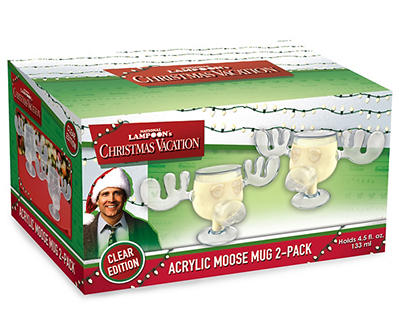 National Lampoon's Christmas Vacation Moose 2-Piece Acrylic Mug Set