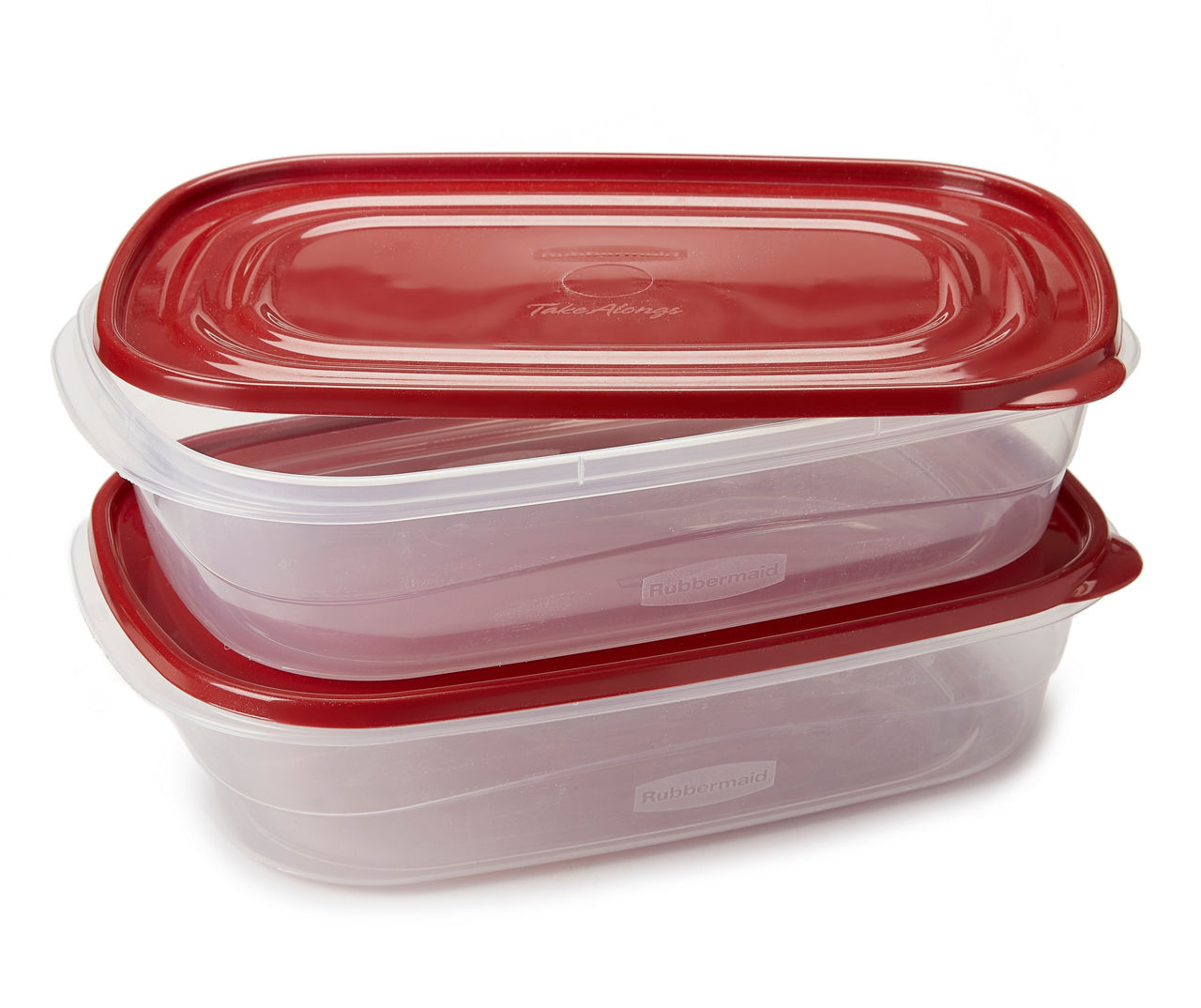 Red TakeAlongs Large Rectangle Containers, 2-Pack