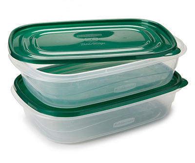 Green TakeAlongs Large Rectangle Containers, 2-Pack
