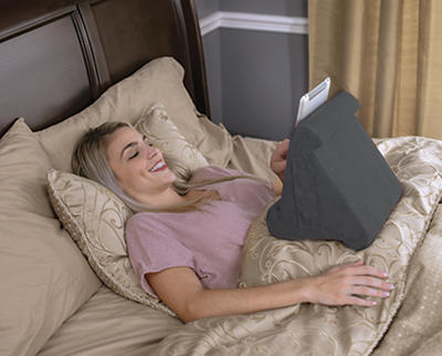 Gray Pillow Pad Tablet Stand