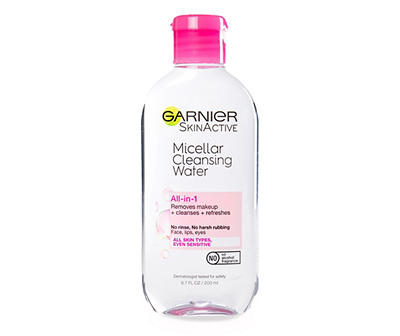 Garnier SkinActive Micellar Cleansing Water, For All Skin Types, 6.7 fl. oz.