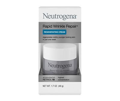 Neutrogena Rapid Wrinkle Repair Retinol Face Moisturizer, Daily Anti-Aging Face Cream with Retinol & Hyaluronic Acid to Fight Fine Lines, Wrinkles, & Dark Spots, 1.7 oz