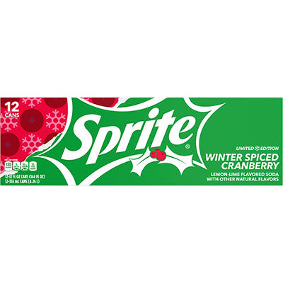 Sprite Winter Spiced Cranberry Soda 12 - 12 fl oz Cans