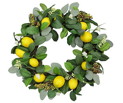 Lemon Twig Wreath With Greenery