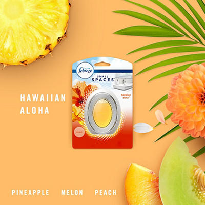 Febreze Small Spaces Air Freshener, Hawaiian Aloha, 2 count