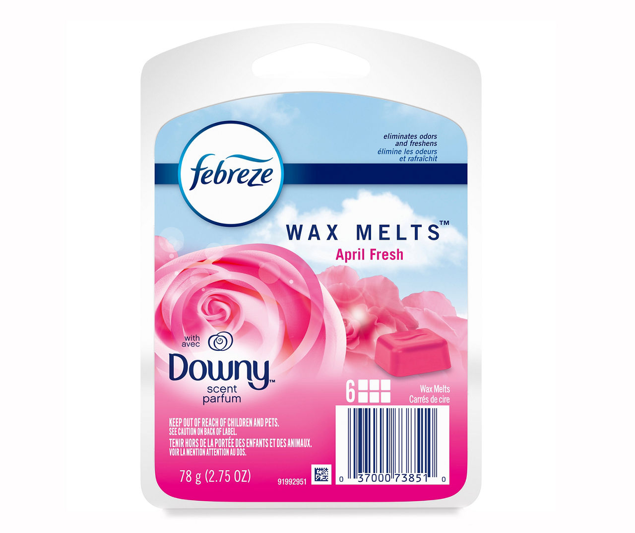 Febreze Unstopables Premium Wax Melts - Fresh Scent - 8 Count Wax Melts Per  Package - Net Wt. 3 OZ (85 g) Per Package - Pack of 2 Packages