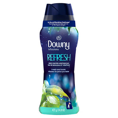 Downy Infusions In-Wash Scent Booster Beads, Refresh, Birch Water & Botanicals, 14.8 oz