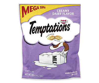 Temptations Creamy Dairy Flavor Cat Treats 6.3 oz. Pouch