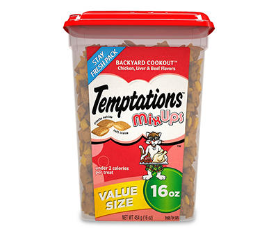 Temptations MixUps Backyard Cookout Cat Treats 16 oz. Container