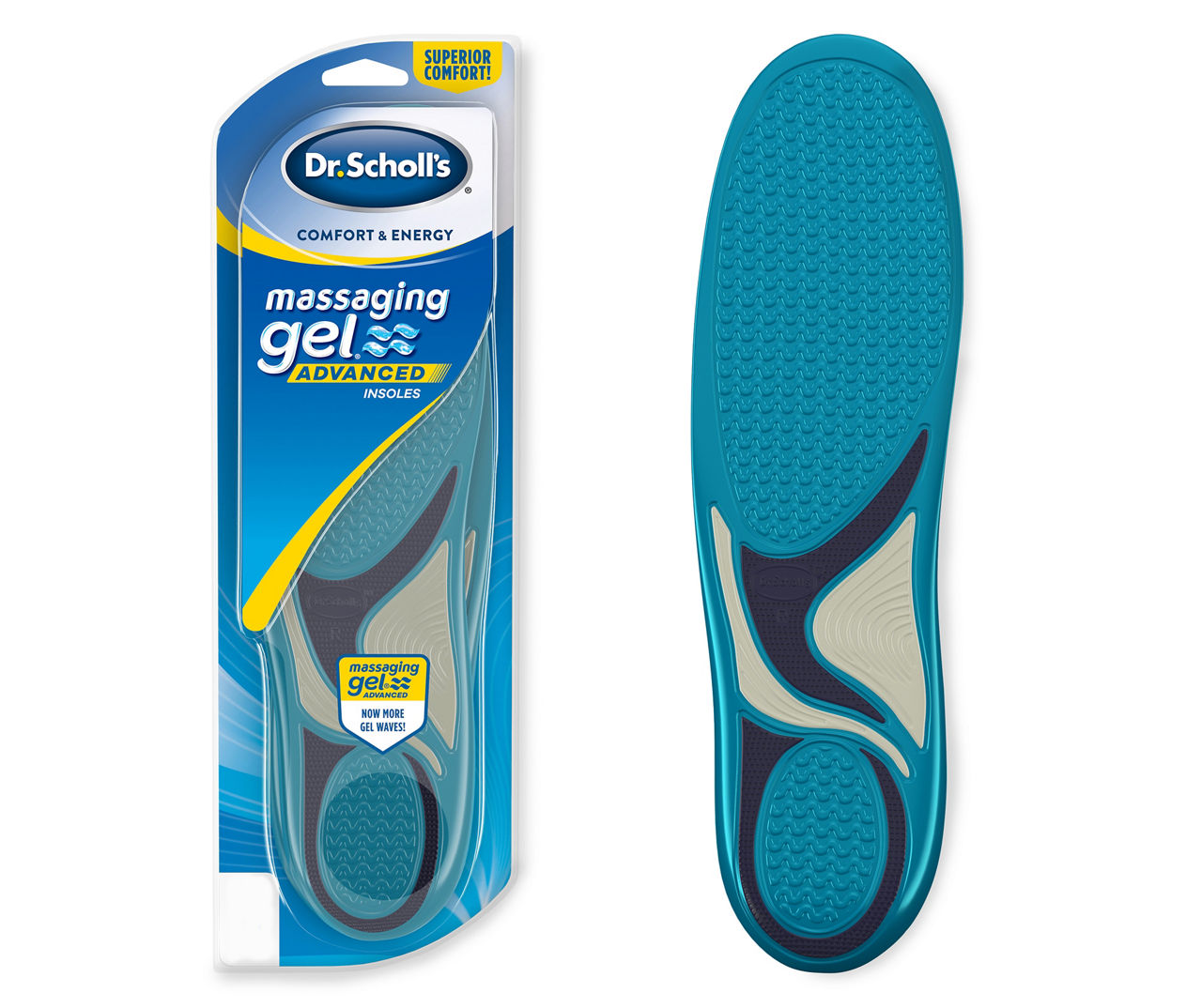 Dominant Betasten Effectief Dr. Scholls Men's Massaging Gel Advanced Insoles | Big Lots