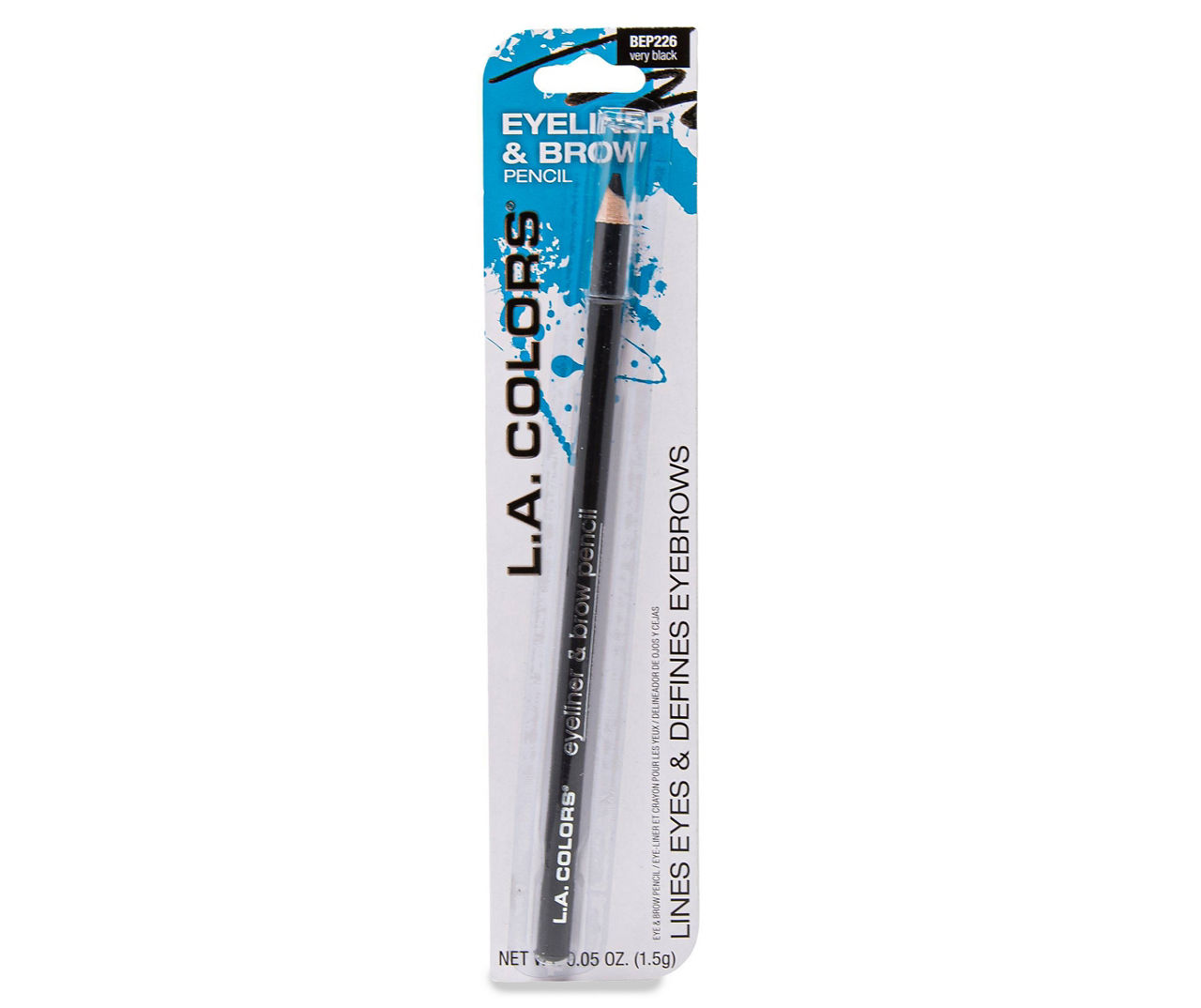 Very Black Eyeliner/Brow Pencil, 0.05 Oz.