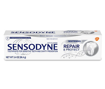 Sensodyne Repair and Protect Teeth Whitening Sensitive Toothpaste - 3.4 Ounces