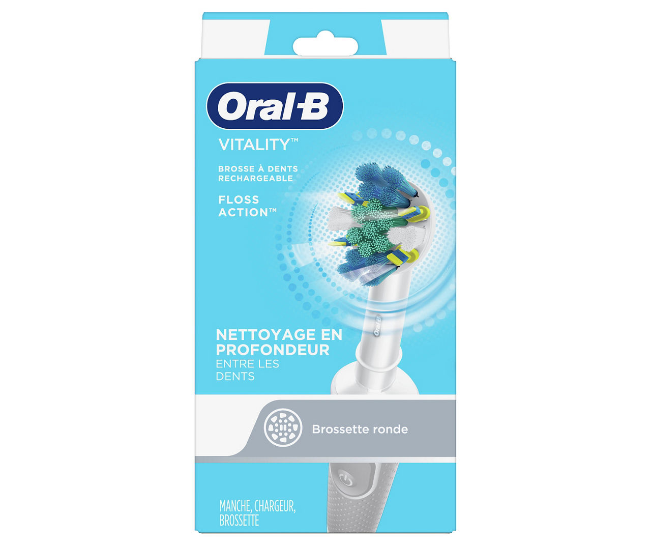 indsprøjte gavnlig volleyball ORAL-B Oral-B Vitality FlossAction Electric Rechargeable Toothbrush,  powered by Braun | Big Lots