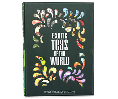 Exotic Teas of the World Book, 80-Count