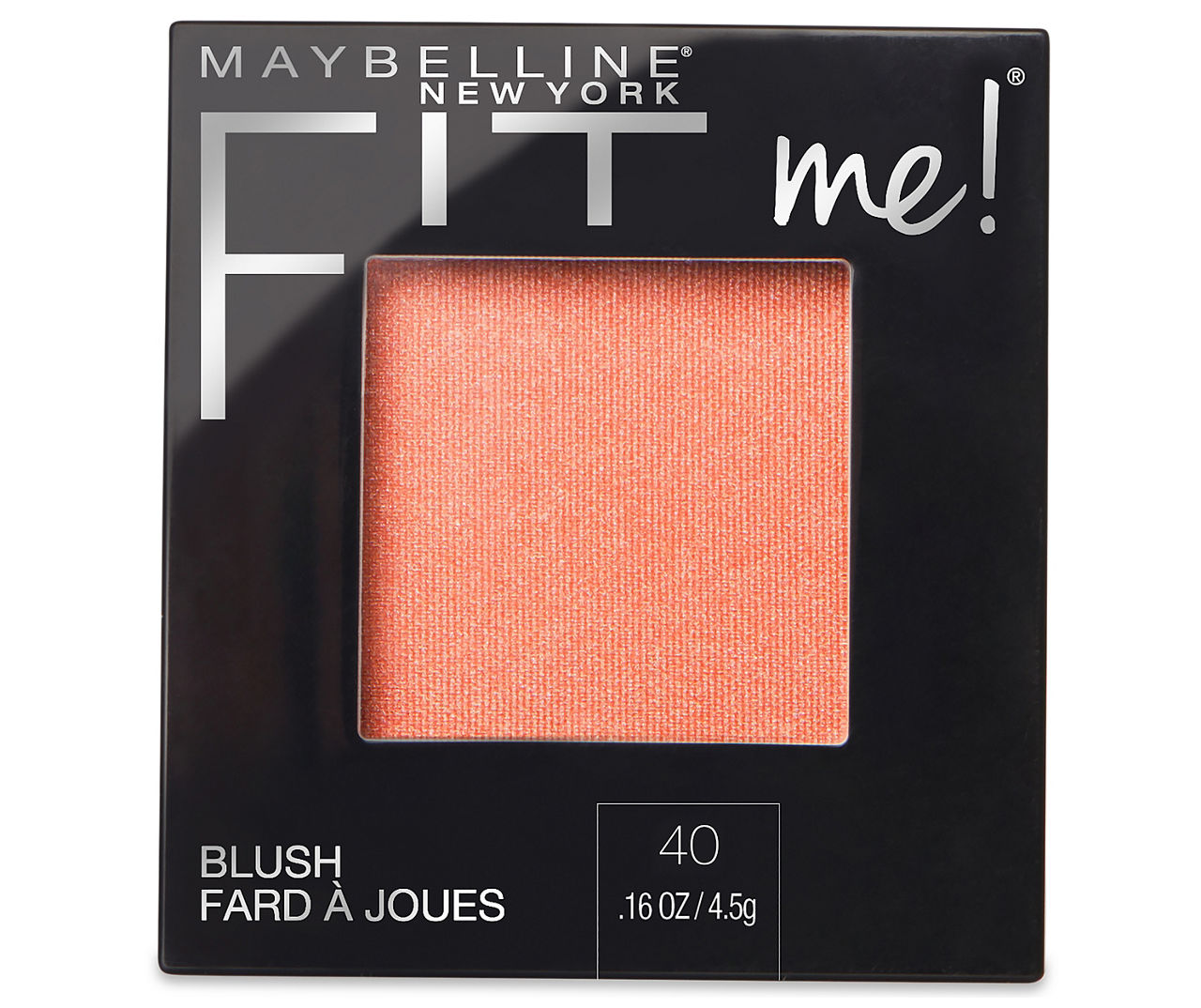 Maybelline Fit Me Blush, Peach, 0.16 oz.