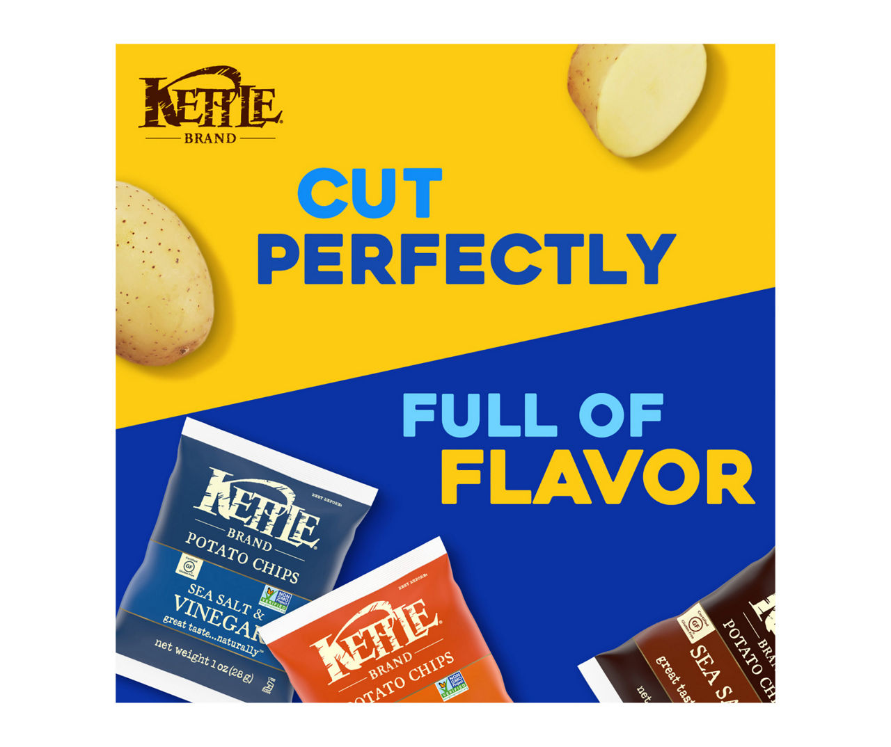 Kettle brand potato chip assortment