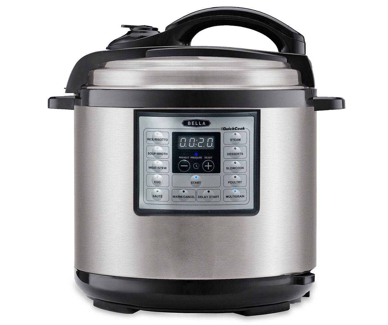 Bella Stainless Steel 6-Quart 10-in-1 Programmable Multi Cooker | Big Lots