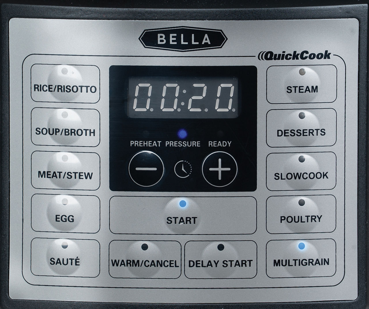 BELLA 8-Quart Programmable Electric Pressure Cooker at