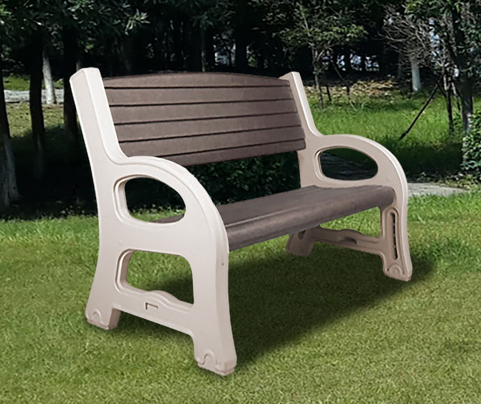 Java resin outdoor bench