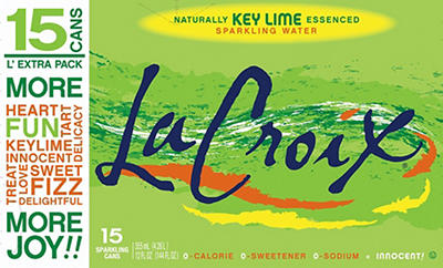 Key Lime Sparkling Water, 15-Pack