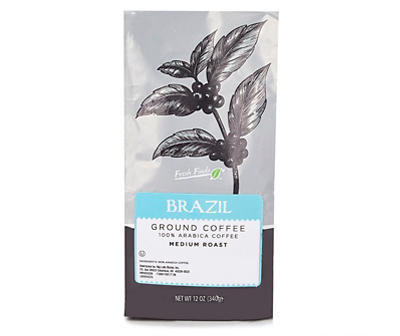 Medium Roast Brazil Blend Coffee, 12 Oz.
