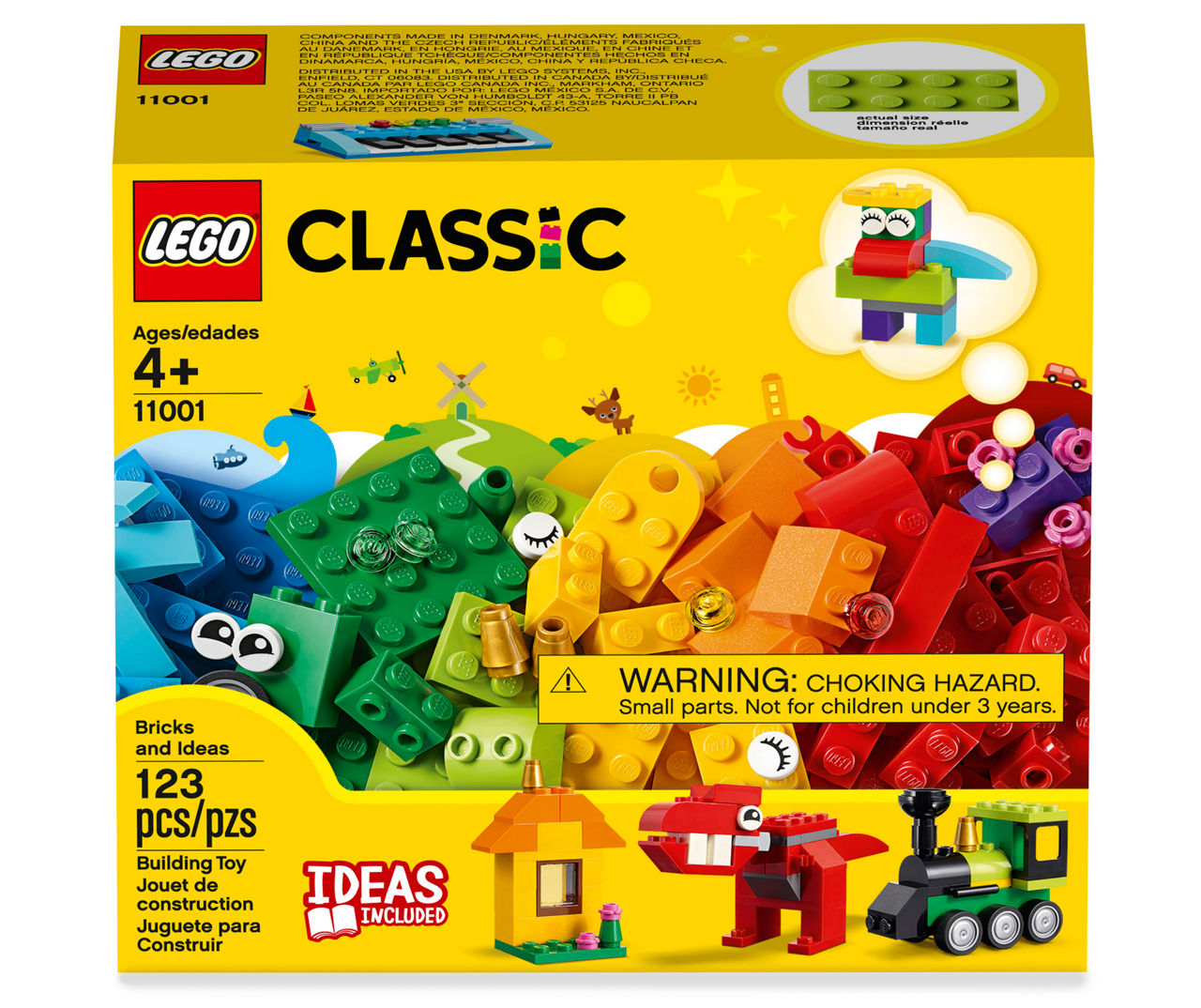 LEGO Classic Bricks & Ideas 11001 123-Piece Building |