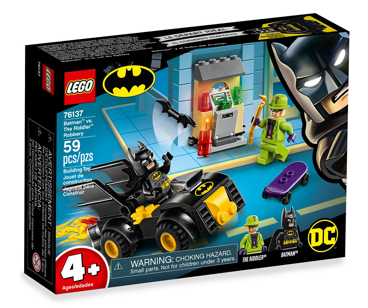 nederlaag Betreffende lichten LEGO DC Comics Batman vs. The Riddler Robbery 76137 59-Piece Building Set |  Big Lots