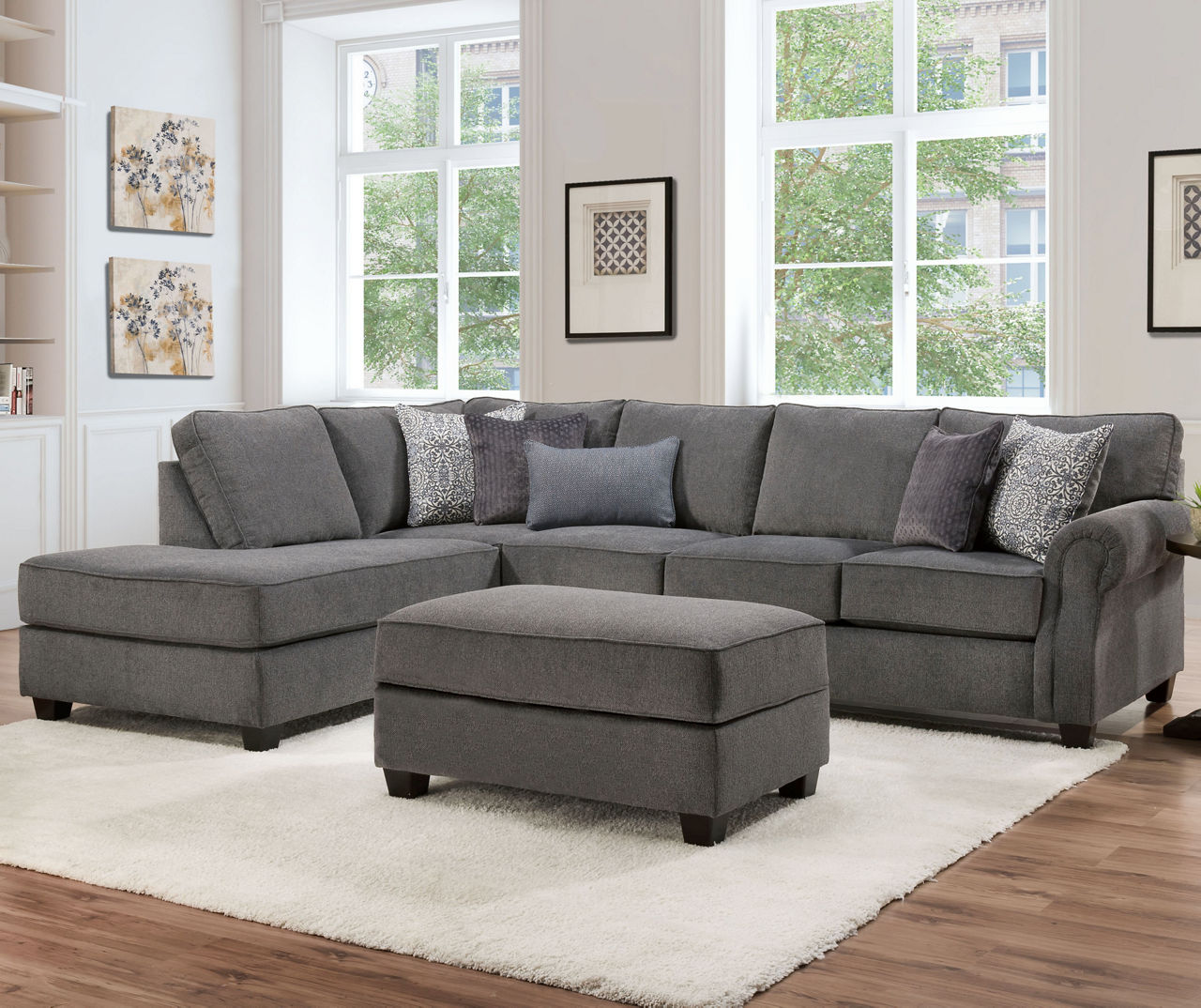 Broyhill tripoli outlet ottoman