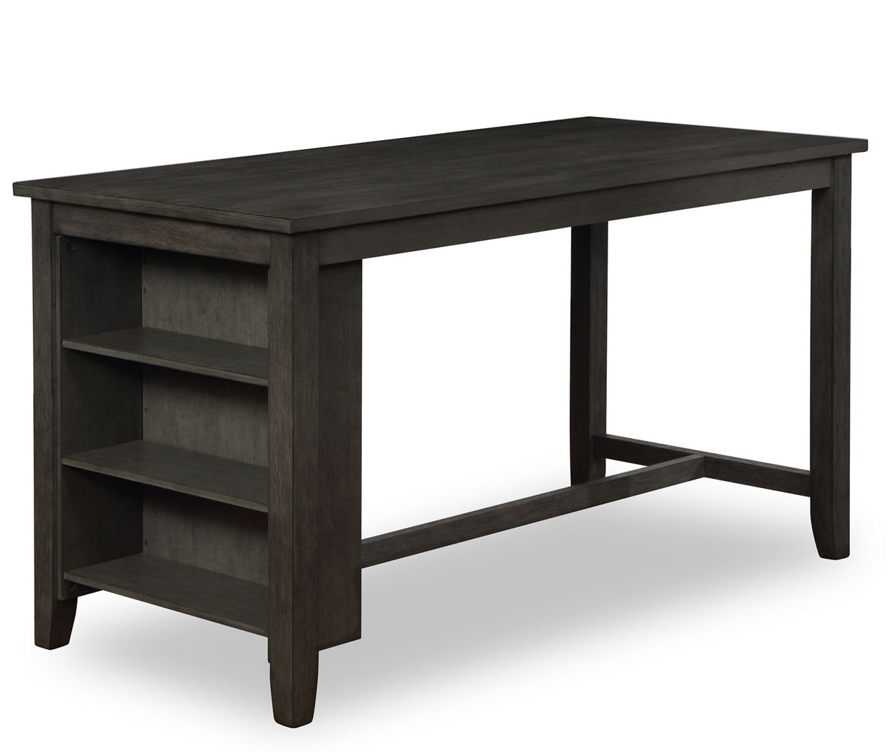 Raleigh Gray Storage Pub Dining Table