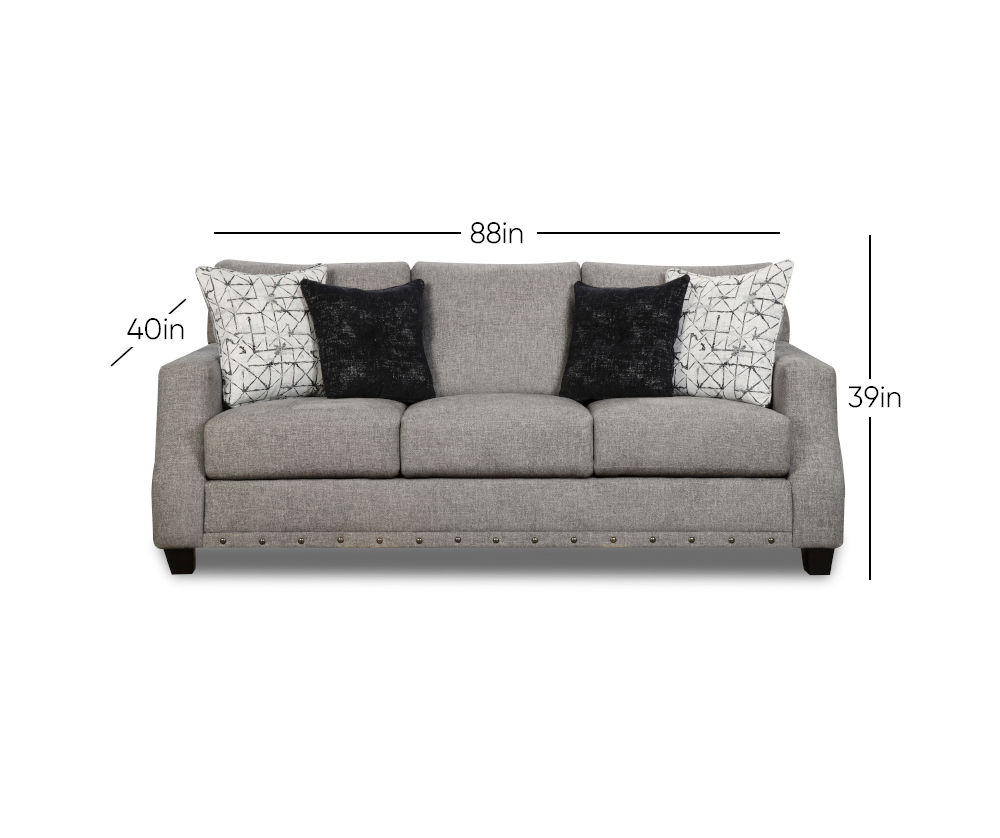 Broyhill alexandria store gray ottoman