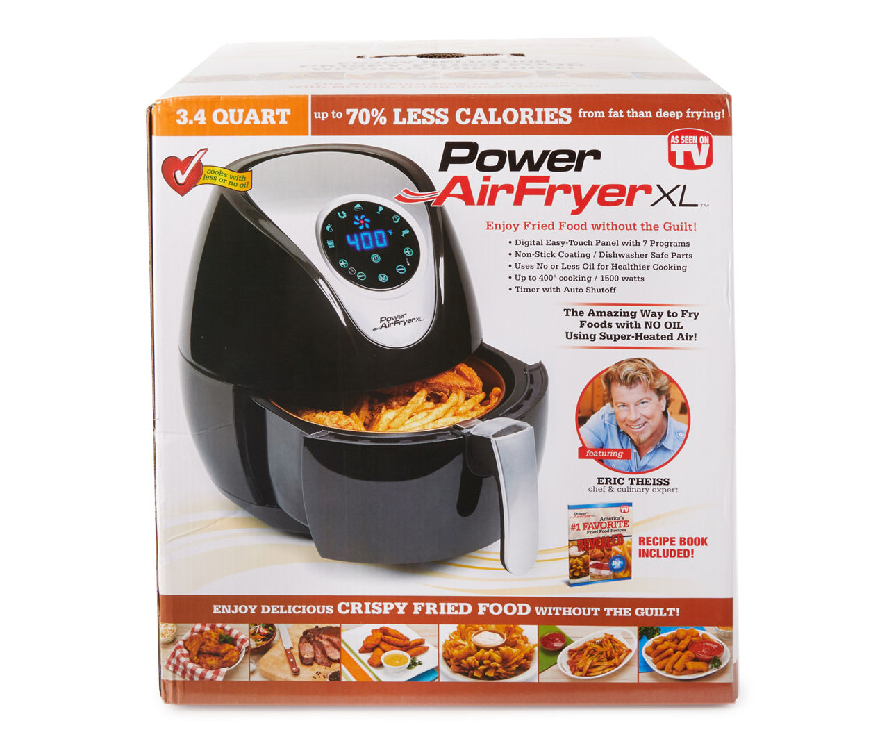 Power air fryer outlet 3.4 qt