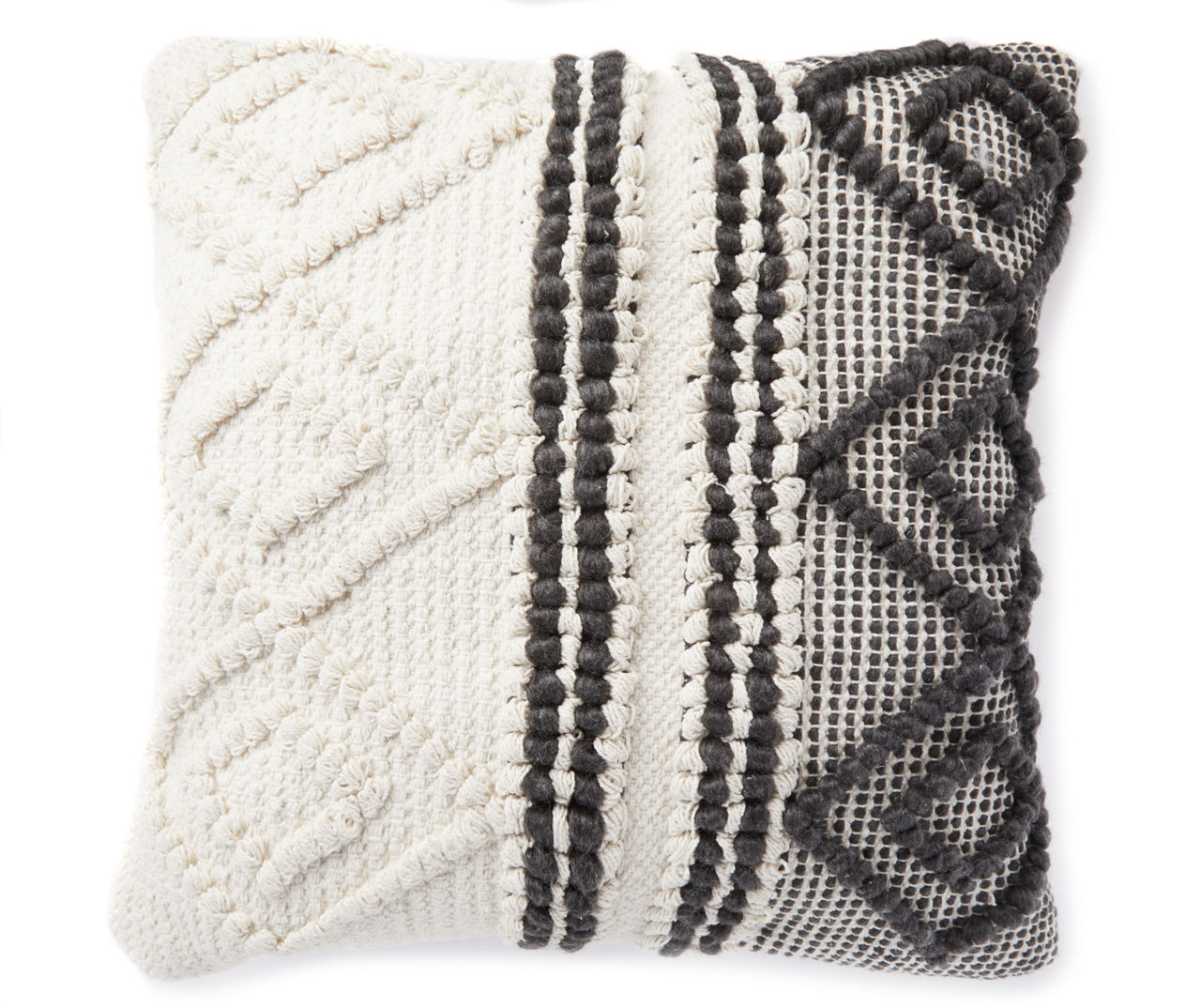 Broyhill Gray Textured Throw Pillows, 2-Pack