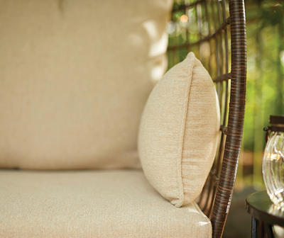 BAYTREE ALL WEATHER WICKER CUDDLE CHAIR