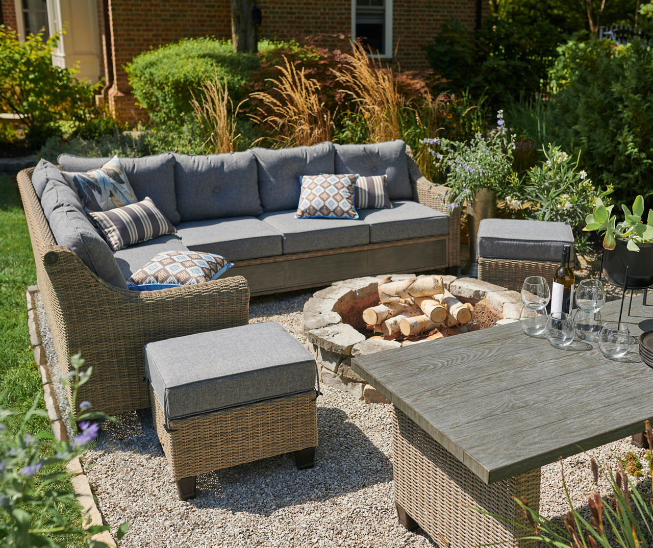 Patio sets on sale big online lots