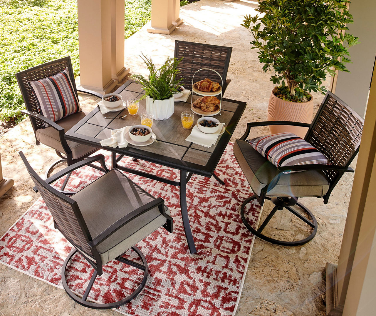 Big lots discount patio dining furniture