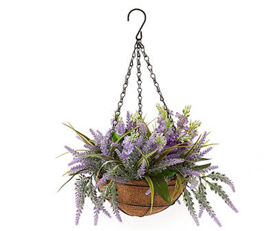 Lavender in Hanging Basket