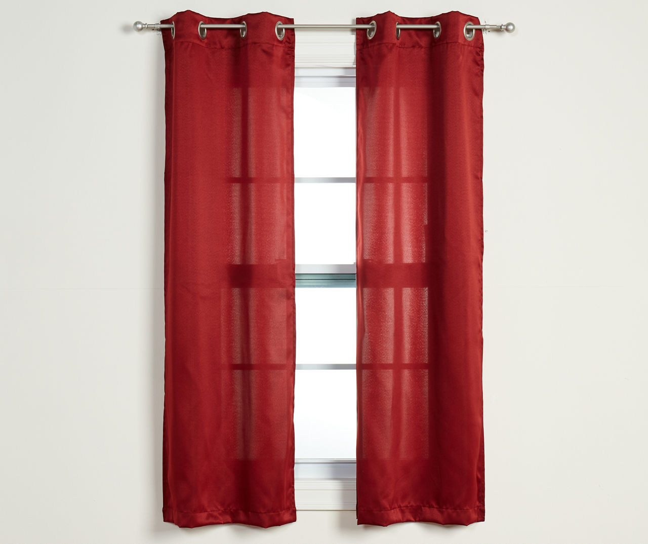 4-Piece Putnam Paprika Room-Darkening Curtain Panels Set, (63")