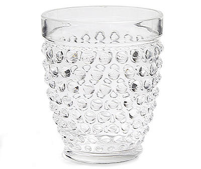 Hobnail Plastic Double Old Fashioned  Glass