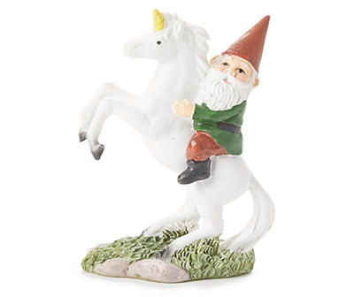 Fairy Garden Gnome with Unicorn