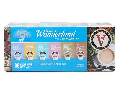 Winter Wonderland Family Collection 96-Pack Single Serve Brew Cups