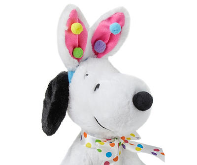 9" Snoopy in Bunny Ears Animated Plush