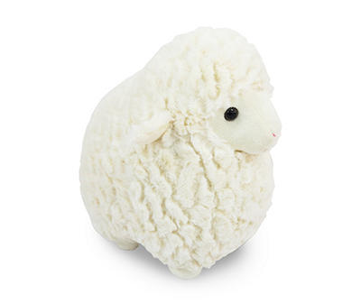 White Fluffy Sheep Plush