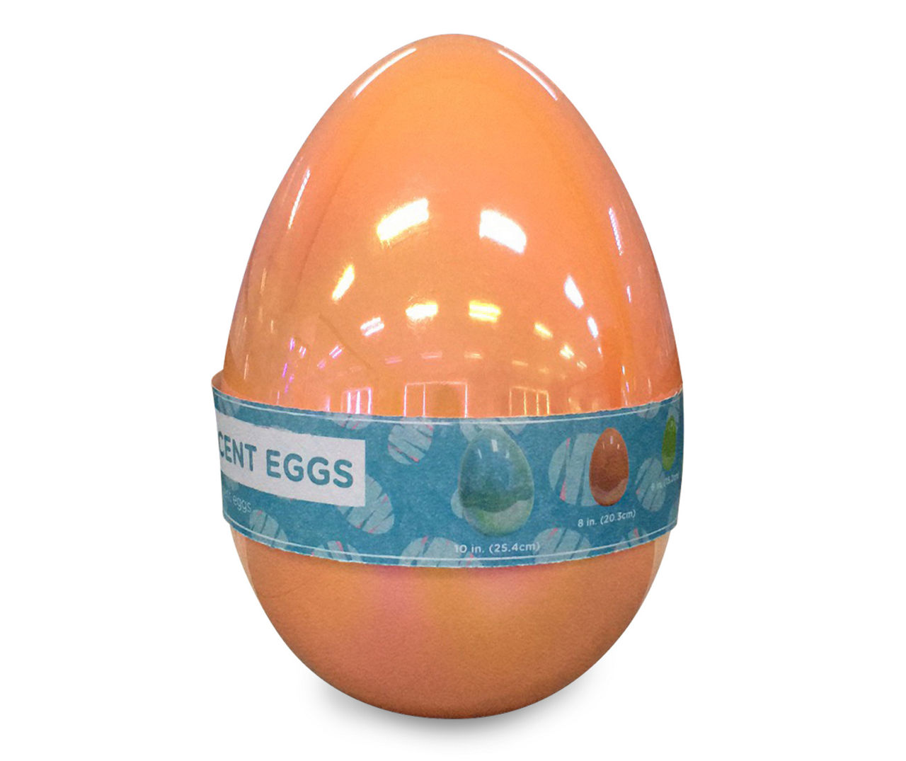 Giant Transparent Jumbo Size Clear Plastic Easter Egg 10 Inches