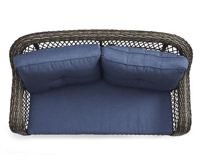 Westbrook All-Weather Wicker Cushioned Patio Settee
