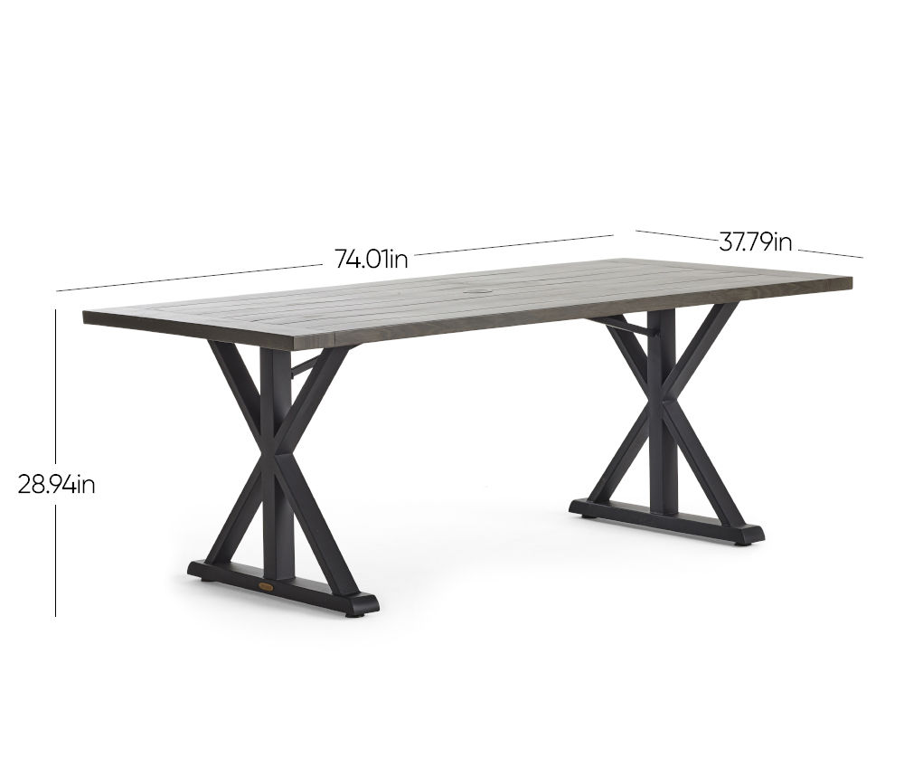 Broyhill X-Frame Patio Dining Table | Big Lots