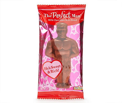 The Perfect Man Valentine's Day Bite-Sized Milk Chocolate, 1 Oz.