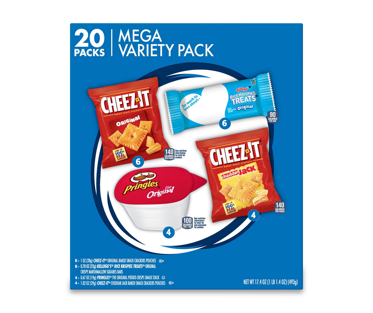 Kellogg's Kellogg's Caddies CheezIt 4 Flavors 17.4oz Big Lots