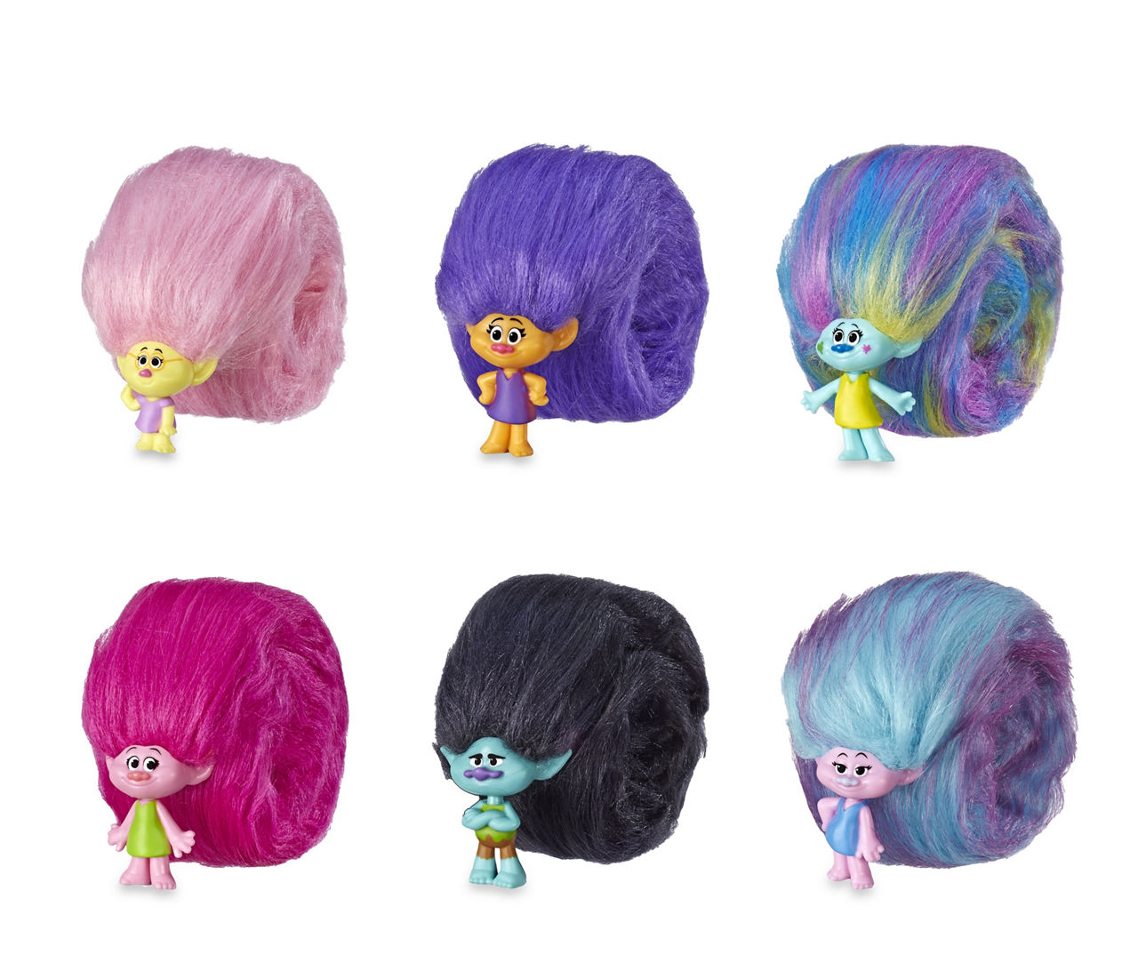 Trolls Hair Huggers Series 1 10 Blind Bag Figures Toy Unboxing