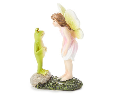 FAIRY TALKING WITH FROG